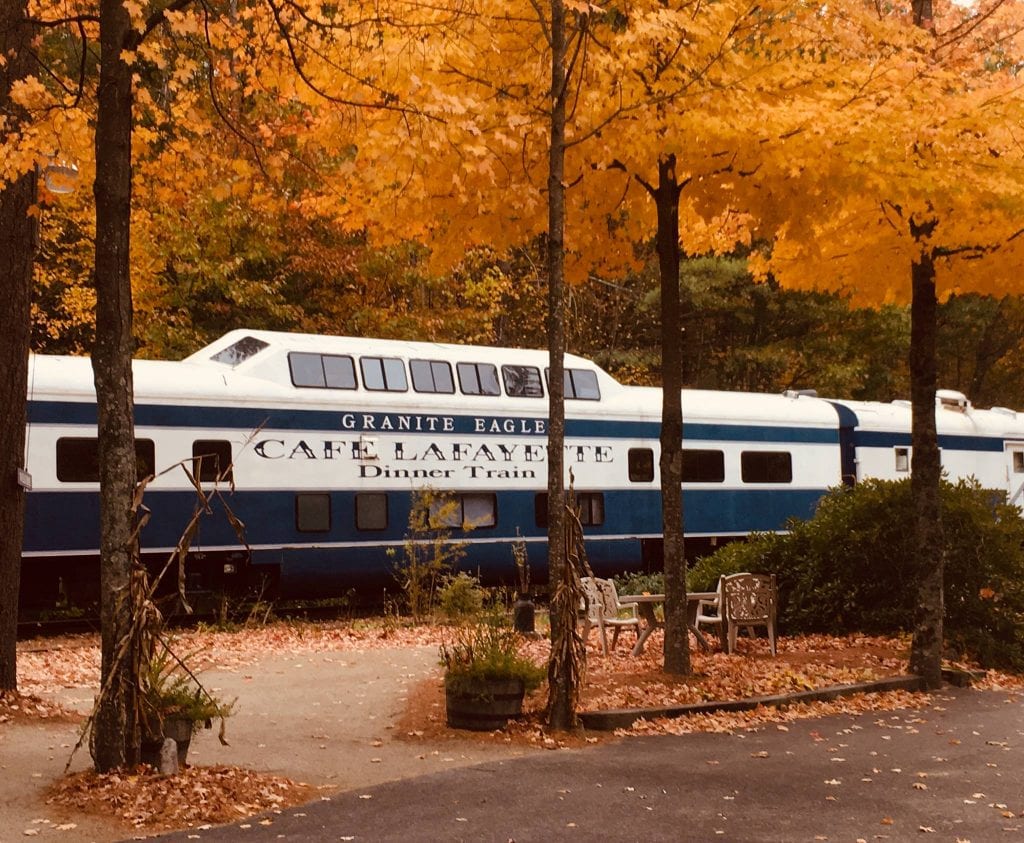 the Cafe Lafayette Dinner Train