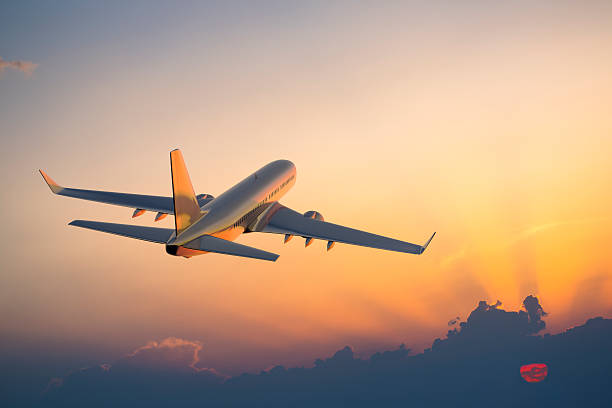 Airplane flying through sky, travel tips, bank of nh travel notification